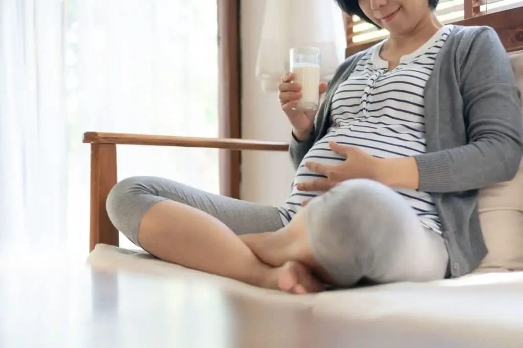 Le lait est une boisson recommandée pendant la grossesse